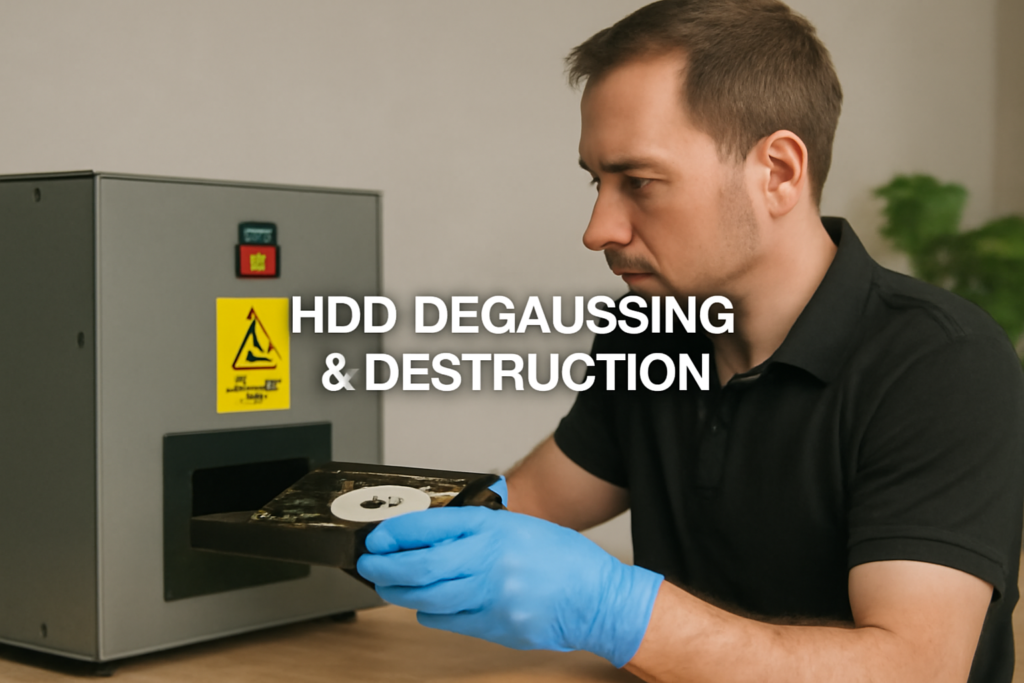 HDD Degaussing & Destruction HDD Degaussing & Destruction